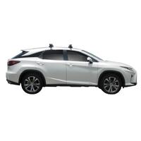 Prorack Silver 2 Bar Heavy Duty Through Bar kit to suit Lexus RX 7 Seat Model 5dr SUV (3/2018 - 2022)