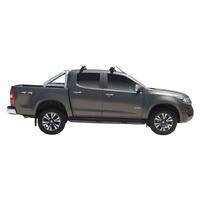 Prorack Silver 2 Bar Heavy Duty Through Bar kit to suit Holden Colorado Crew Cab 4dr Ute (2012 - 2020)