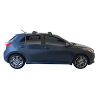 Prorack Black 2 Bar Aero Flush Bar kit to suit Kia Rio 5dr Hatch (2017 - Current)