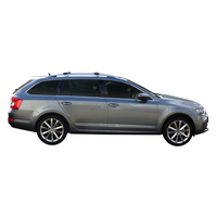 Prorack Silver 2 Bar Aero Rail Bar kit to suit Skoda Octavia Scout 4x4 5dr Estate (2013 - Current)