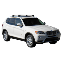 Yakima Black 2 Bar Roof Rack - BMW X3  5dr SUV 6/14 - 10/17 (S16Y &amp; K670)