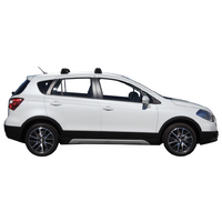 Prorack Silver 2 Bar Aero Through Bar kit to suit Suzuki S-Cross 5dr SUV (2013 - 5/2021)