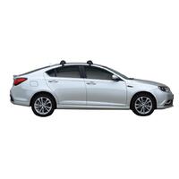 Prorack Silver 2 Bar Aero Flush Bar kit to suit MG 6 Plus 5dr Hatch (2017 - Current)