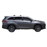 Prorack Silver 2 Bar Aero Flush Bar kit to suit Toyota Highlander GXL/Limited 5dr SUV (2014 - 5/2021)