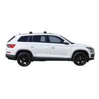 Prorack Black 2 Bar Aero Flush Bar kit to suit Skoda Kodiaq 5dr SUV (2017 - Current)