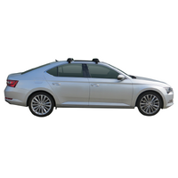 Prorack Silver 2 Bar Aero Flush Bar kit to suit Skoda Superb 4dr Sedan (2015 - Current)