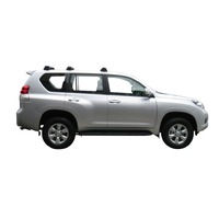 Prorack Silver 3 Bar Aero Through Bar kit to suit Toyota Land Cruiser Prado 150 Series 5dr SUV (12/2009 - Current)