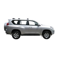 Prorack Silver 3 Bar Aero Flush Bar kit to suit Toyota Land Cruiser Prado 150 Series 5dr SUV (12/2009 - Current)