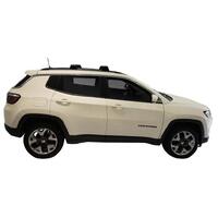 Prorack Black 2 Bar Aero Through Bar kit to suit Jeep Compass 5dr SUV (2017 - Current)