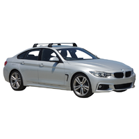 Yakima Black 2 Bar Roof Rack - BMW 4 Series Gran Coupe 4dr Coupe 8/17 - On (S25Y &amp; K571)