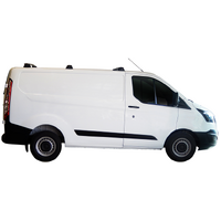 Prorack Silver 3 Bar Aero Through Bar kit to suit Ford Transit Custom 4dr Van (2014 - Current)