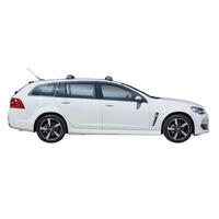 Prorack Black 2 Bar Aero Flush Bar kit to suit Holden Commodore VF II 5dr Wagon (4/2017 - 2018)