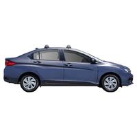 Prorack Silver 2 Bar Aero Flush Bar kit to suit Honda City 4dr Sedan (5/2017 - Current)