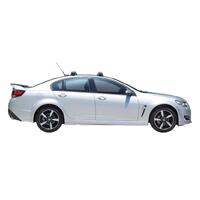 Prorack Black 2 Bar Aero Through Bar kit to suit Holden Commodore VF II 4dr Sedan (4/2017 - 2018)