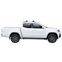 Prorack Black 2 Bar Aero Through Bar kit to suit Mercedes-Benz X-Class 4dr Ute (2018 - 2020)