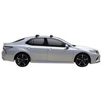 Prorack Black 2 Bar Aero Through Bar kit to suit Toyota Camry 4dr Sedan (2018 - Current)