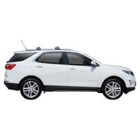 Prorack Silver 2 Bar Aero Flush Bar kit to suit Holden Equinox 5dr SUV (12/2017 - 2020)