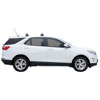 Prorack Silver 2 Bar Heavy Duty Through Bar kit to suit Holden Equinox 5dr SUV (12/2017 - 2020)