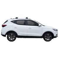 Prorack Silver 2 Bar Aero Flush Bar kit to suit MG ZS 5dr SUV (2019 - Current)