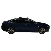 Prorack Silver 2 Bar Aero Flush Bar kit to suit Holden Commodore 5dr Hatch (2018 - 2020)