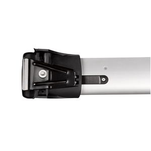 Yakima Silver 2 Bar Aero Rail Bar Rail Mount Crossbar Kit for Hyundai Santa Fe 5dr SUV (2009 - 2012)