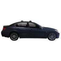 Prorack Black 2 Bar Aero Flush Bar kit to suit Nissan Skyline V36 4dr Sedan (2006 - 2014)