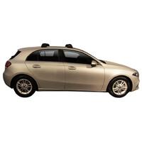 Prorack Silver 2 Bar Aero Flush Bar kit to suit Mercedes-Benz A-Class 5dr Hatch (2018 - Current)