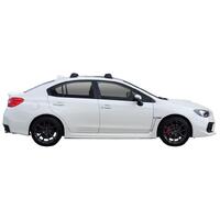 Prorack Silver 2 Bar Aero Flush Bar kit to suit Subaru WRX STI 4dr Sedan (2015 - 5/2022)