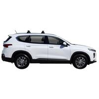Prorack Black 2 Bar Heavy Duty Through Bar kit to suit Hyundai Santa Fe 5dr SUV (2018 - Current)