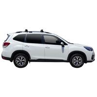 Prorack Black 2 Bar Heavy Duty Through Bar kit to suit Subaru Forester 5dr SUV (10/2018 - Current)