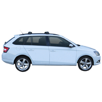 Prorack Silver 2 Bar Aero Flush Bar kit to suit Skoda Fabia Combi 5dr Wagon (2018 - Current)