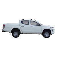 Prorack Black 2 Bar Aero Flush Bar kit to suit Mitsubishi Triton Double Cab 4dr Ute (2015 - 1/2024)