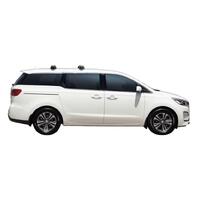 Prorack Black 2 Bar Aero Through Bar kit to suit Kia Carnival 5dr MPV (2015 - 1/2021)