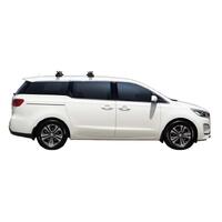 Prorack Black 2 Bar Heavy Duty Through Bar kit to suit Kia Carnival 5dr MPV (2015 - 1/2021)