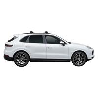 Prorack Black 2 Bar Aero Flush Bar kit to suit Porsche Cayenne 5dr SUV (2019 - Current)