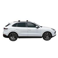 Prorack Black 2 Bar Aero Through Bar kit to suit Porsche Cayenne 5dr SUV (2019 - Current)