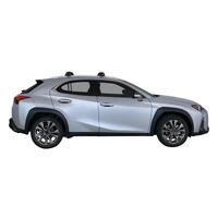 Prorack Silver 2 Bar Aero Through Bar kit to suit Lexus UX 5dr SUV (2/2019 - Current)