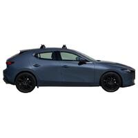 Prorack Silver 2 Bar Heavy Duty Through Bar kit to suit Mazda 3 5dr Hatch (5/2019 - Current)