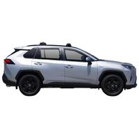 Prorack Silver 2 Bar Aero Through Bar kit to suit Toyota Rav4 5dr SUV (5/2019 - Current)