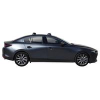 Prorack Black 2 Bar Aero Through Bar kit to suit Mazda 3 4dr Sedan (4/2019 - Current)