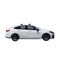 Prorack Silver 2 Bar Aero Flush Bar kit to suit BMW 2 Series F44 Gran Coupe 4dr Coupe (3/2020 - Current)