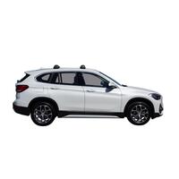 Prorack Silver 2 Bar Aero Flush Bar kit to suit BMW X1 F48 5dr SUV (2016 - 10/2022)