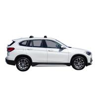 Prorack Silver 2 Bar Aero Through Bar kit to suit BMW X1 F48 5dr SUV (2016 - 10/2022)