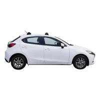 Prorack Silver 2 Bar Aero Flush Bar kit to suit Mazda 2 5dr Hatch (2014 - Current)