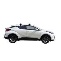 Prorack Silver 2 Bar Aero Through Bar kit to suit Toyota C-HR 5dr SUV (2017 - Current)