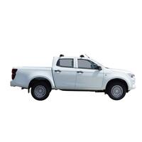 Prorack Black 2 Bar Aero Through Bar kit to suit Isuzu D-Max LS-U/LS-M Double Cab 4dr Ute (10/2020 - Current)
