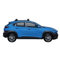 Prorack Silver 2 Bar Heavy Duty Through Bar kit to suit Hyundai Kona Electric 5dr SUV (3/2021 - 6/2023)