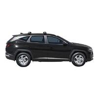 Prorack Black 2 Bar Aero Flush Bar kit to suit Hyundai Tucson 5dr SUV (7/2021 - Current)