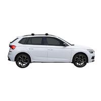 Prorack Silver 2 Bar Aero Through Bar kit to suit Skoda Kamiq 5dr SUV (2020 - Current)