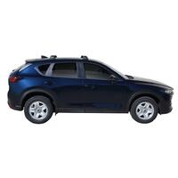 Prorack Silver 2 Bar Aero Flush Bar kit to suit Mazda CX-5 5dr SUV (2017 - Current)